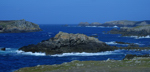 Rilouet (Ar Rilouet), 2011. De droite à gauche: Penn Ar Ru Meur, Baie de Béninou, Pointe de Cadoran (Bougué Ru, Penn Ar Men Du, Ile Cadoran, Roc`h Mell), Ile de Keller.